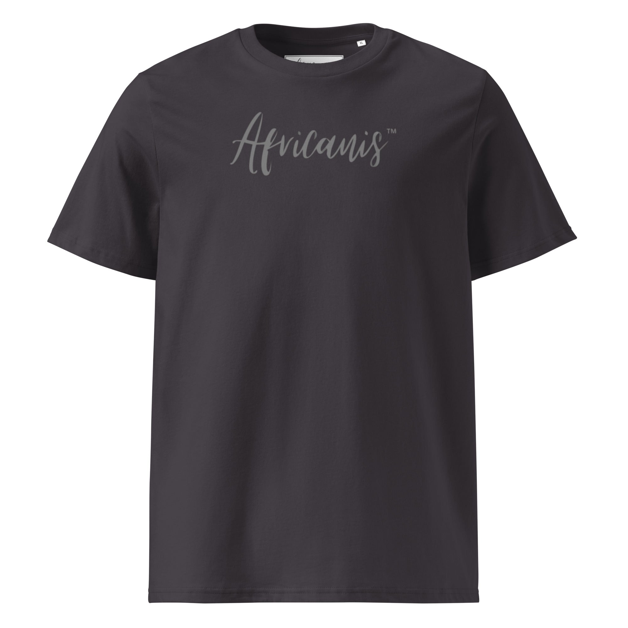 Africanis™ Busanga Unisex Anthracite Organic T-Shirt Front