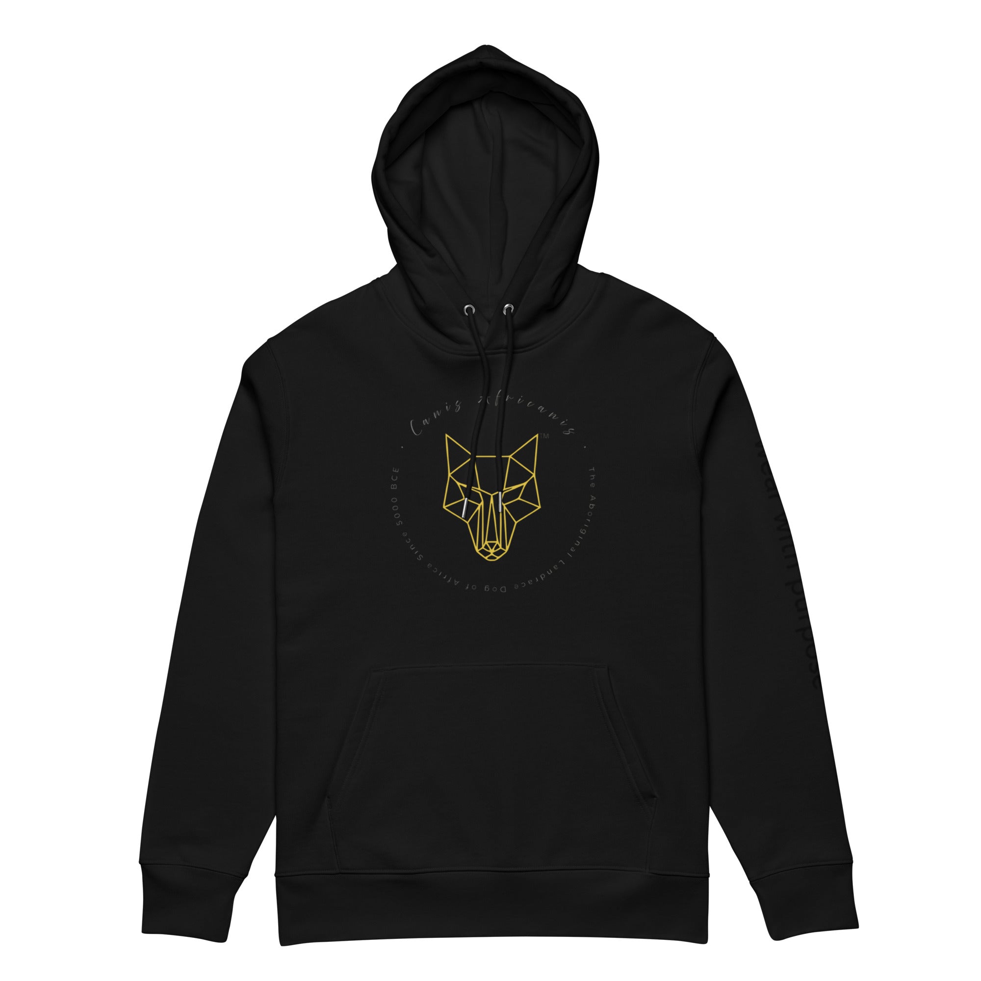 Africanis™ Black Heritage Hoodie Front
