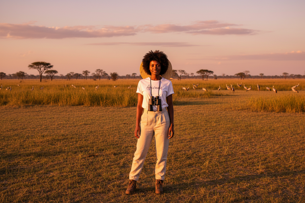 Africanis™ Busanga T-Shirt Unisex Female White