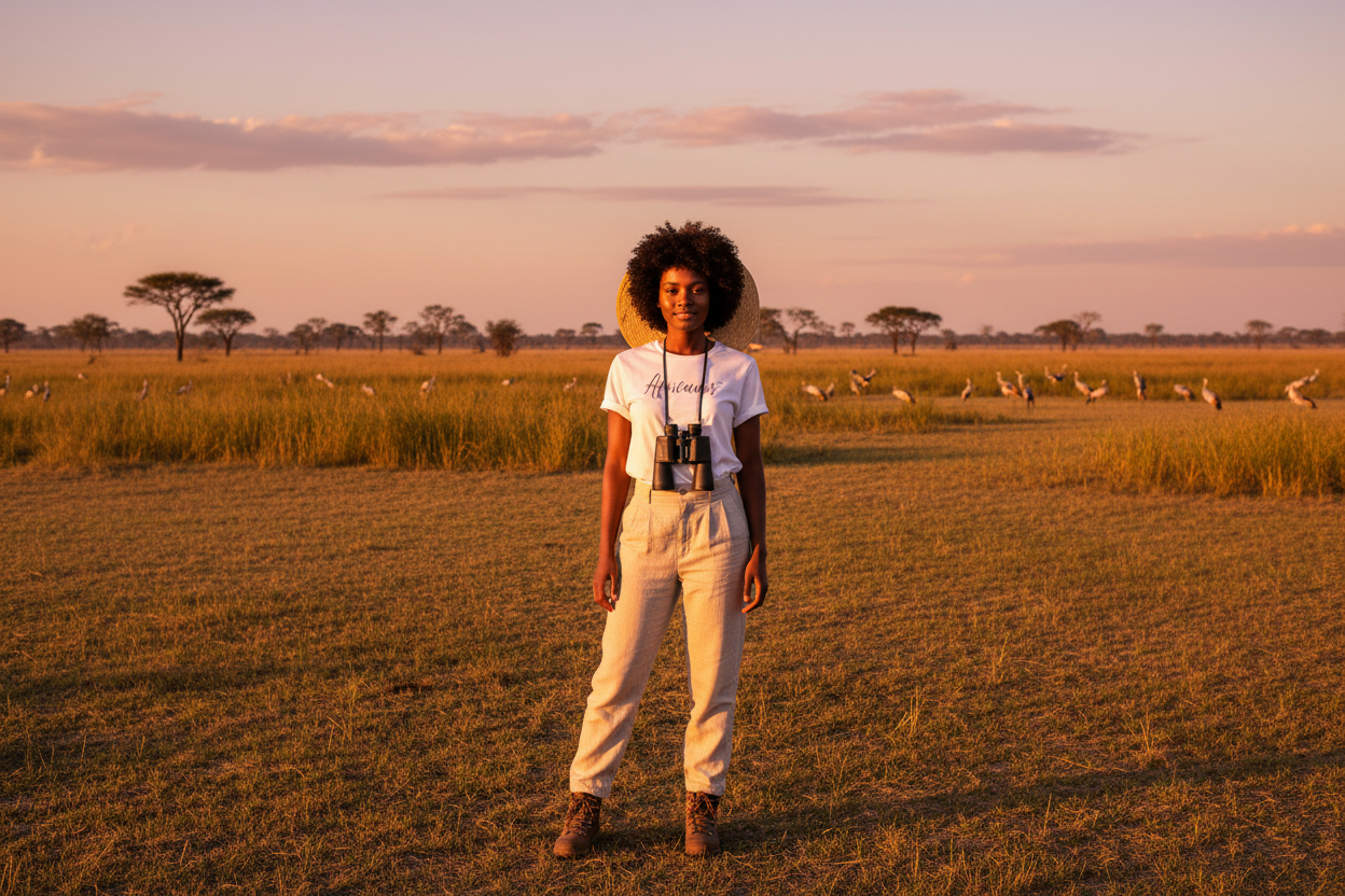 Africanis™ Busanga T-Shirt Unisex Female White