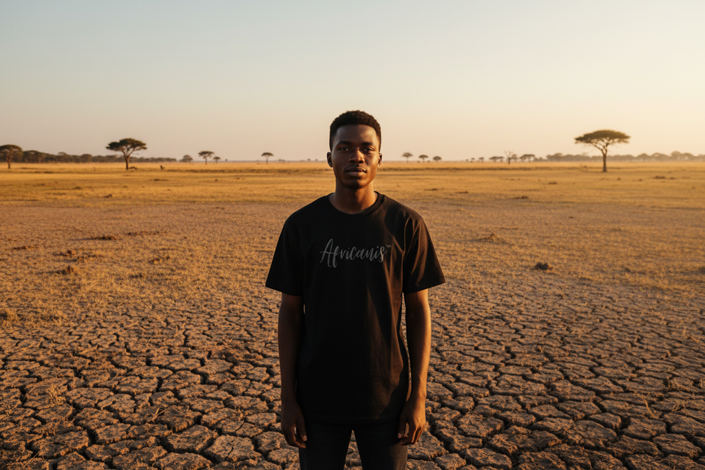 Africanis™ Busanga T-Shirt Unisex Male Black