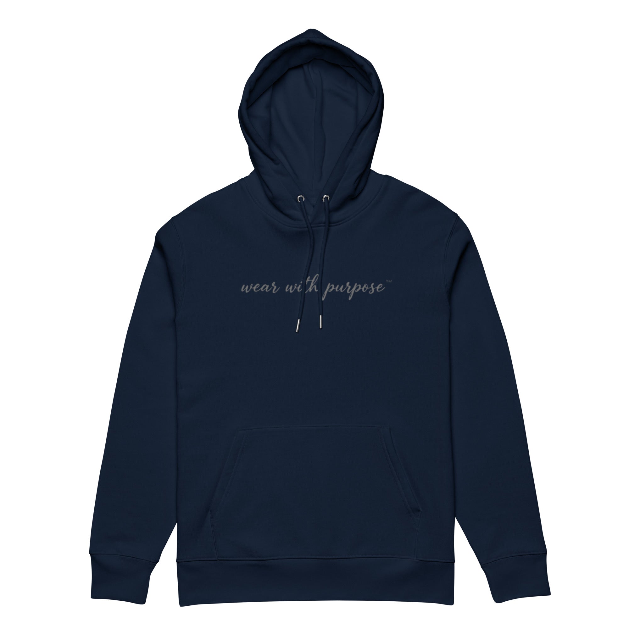 Africanis™ French Navy Organic Hoodie Front