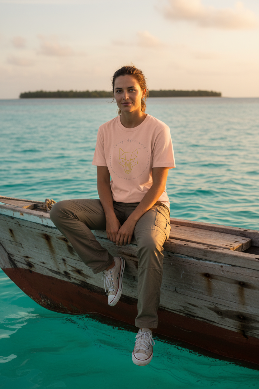 Africanis™ Female Bazaruto Desert Dust Organic T-Shirt Heritage
