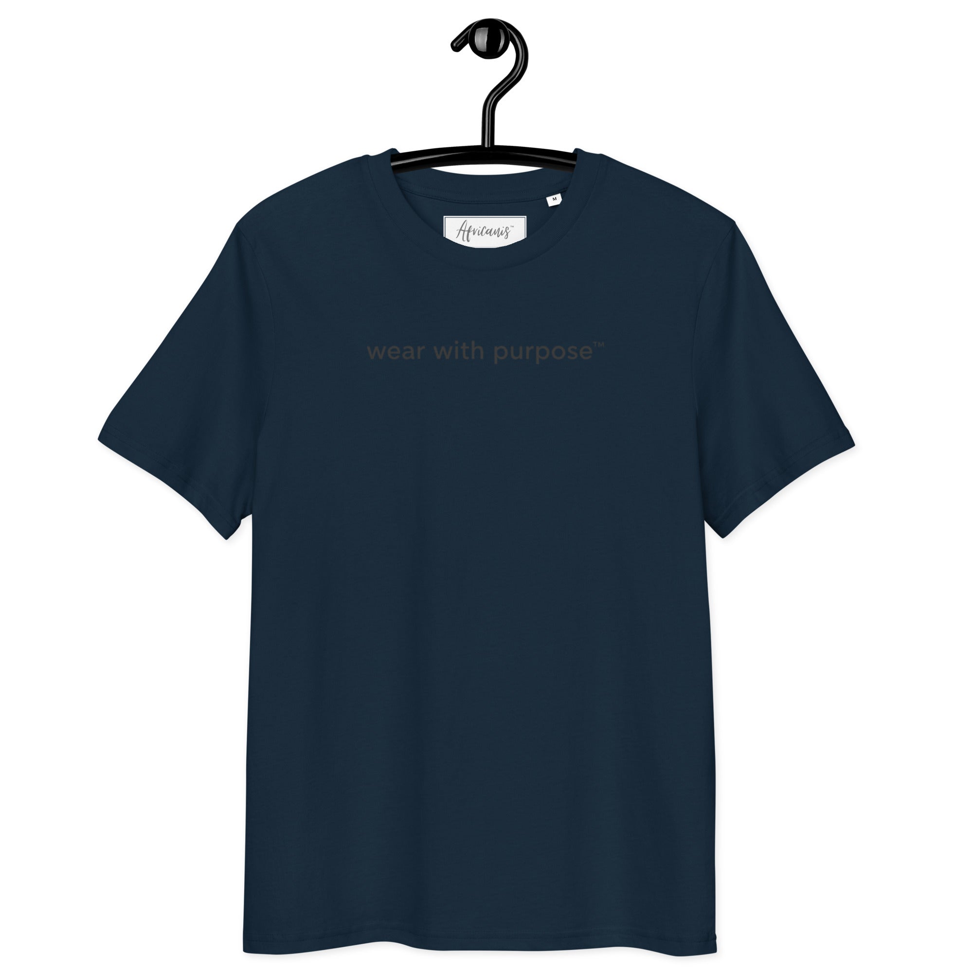 Africanis™ Gorongosa French Navy Organic T-Shirt Front