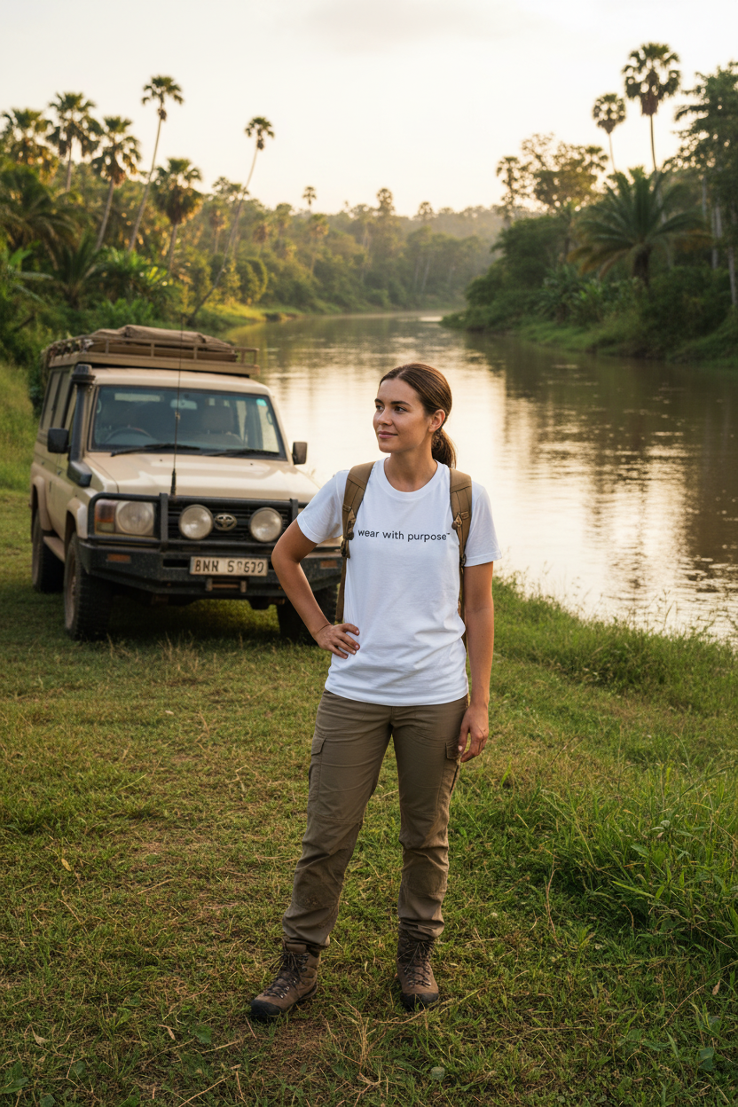 Africanis™ Gorongosa T-Shirt — Female, White, Gorongosa