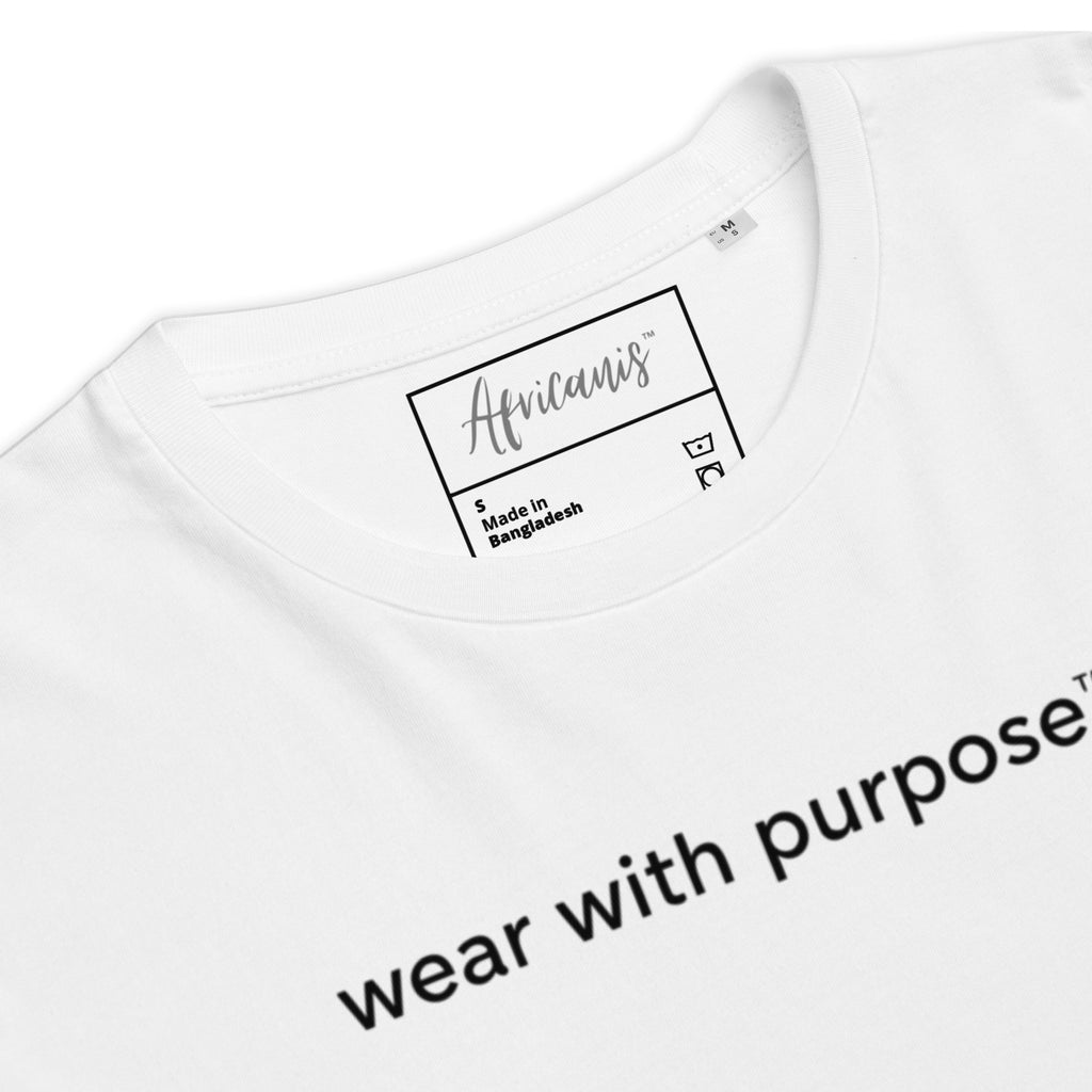 Africanis™ Gorongosa White Organic T-Shirt Detail
