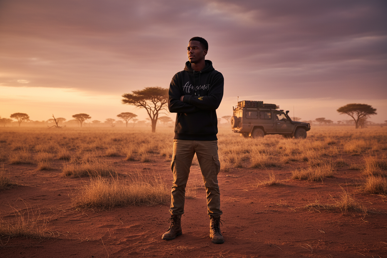 Africanis™ Klahari Hoodie Male Black