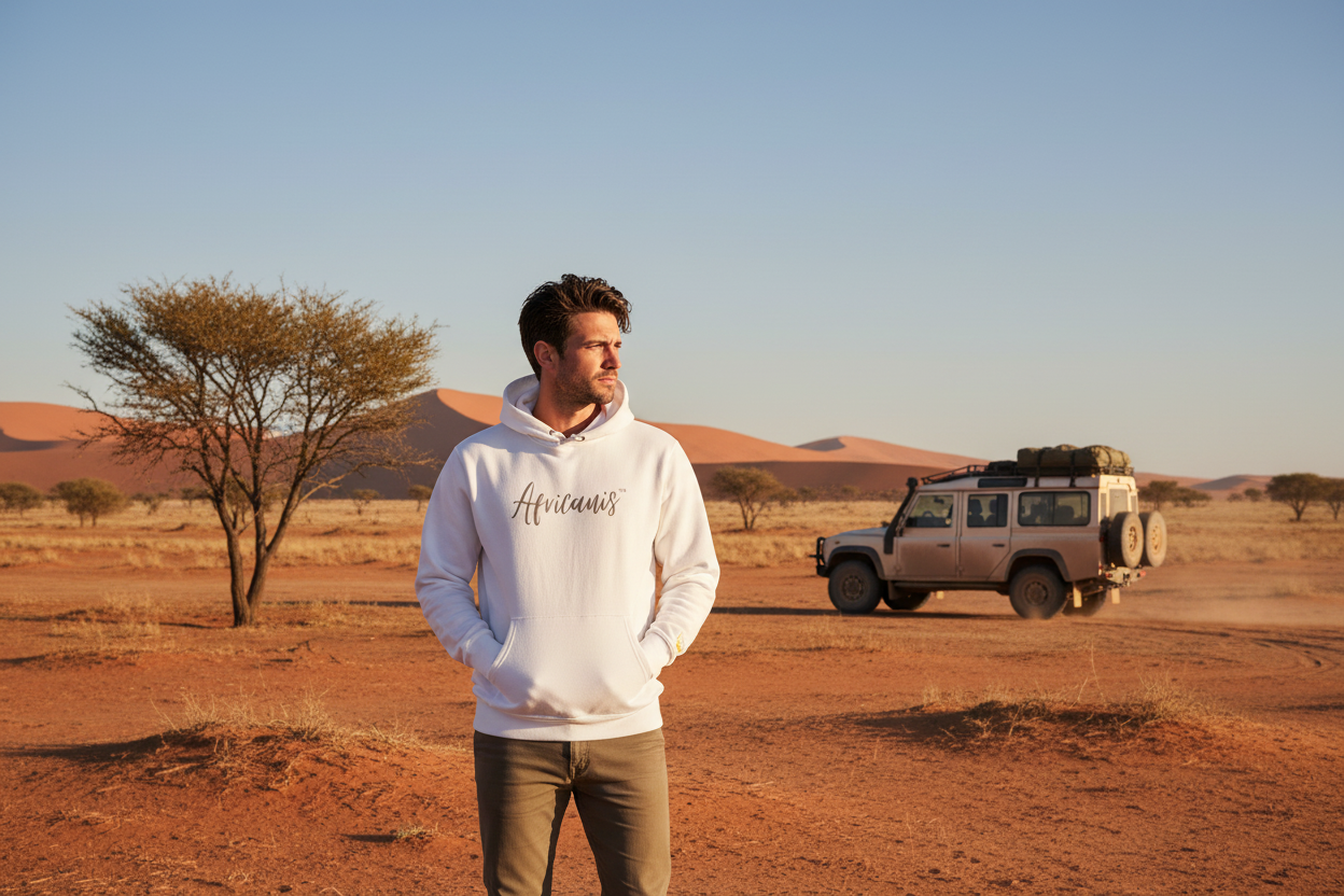 Africanis™ Kalahari Hoodie Male White