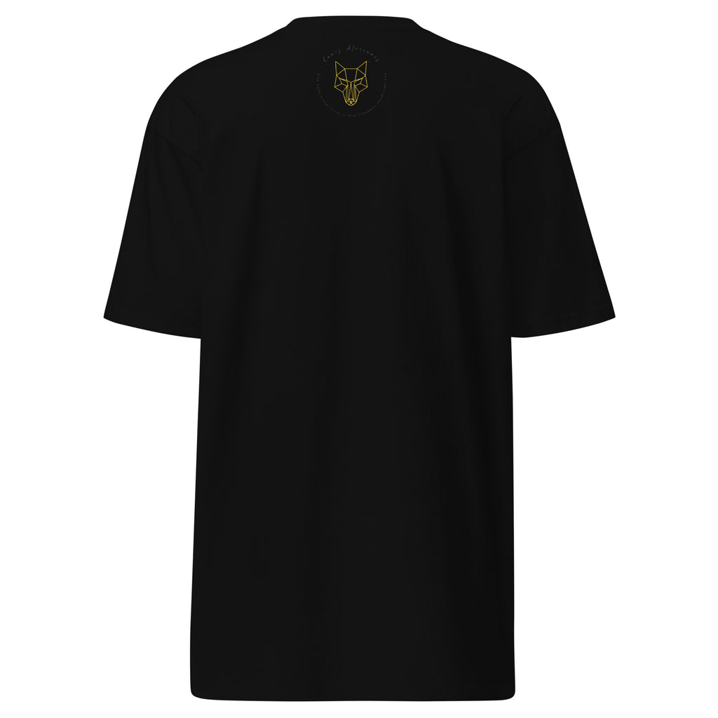 Africanis™ Khoekhoe Men's Black Heritage T-Shirt Back