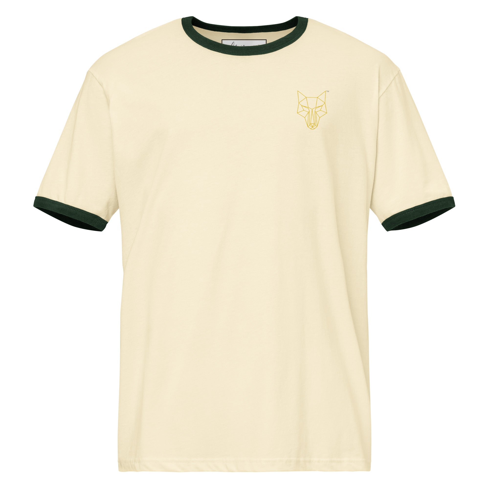 Africanis™ Lalibela Ringer-T-Shirt Natural Forest Green Front