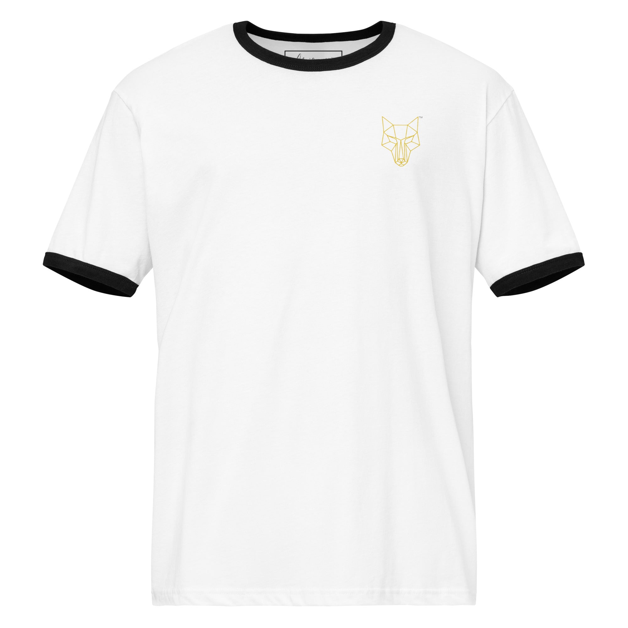 Africanis™ Lalibela Ringer-T-Shirt White Black Front