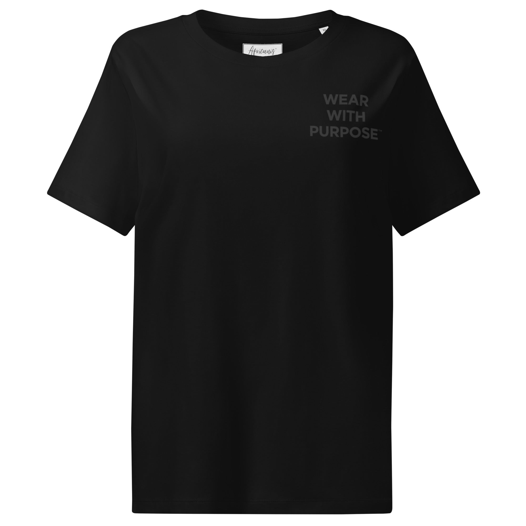 Africanis™ Likoma Women's Organic T-Shirt Black Front