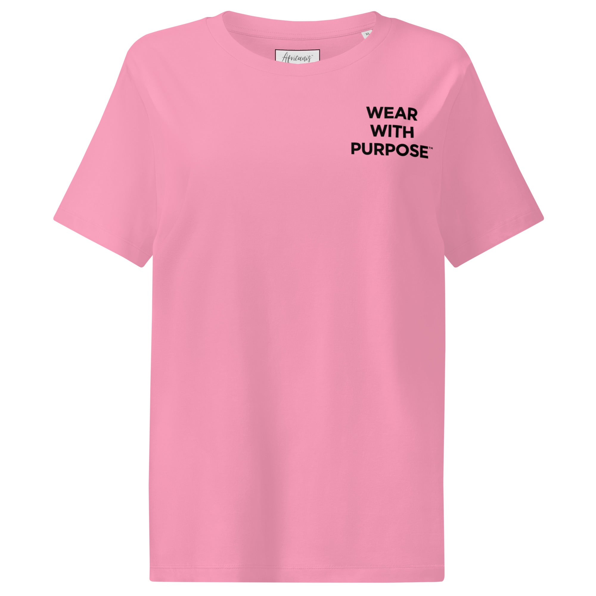 Africanis™ Likoma Women's Organic T-Shirt Bubble Pink Front