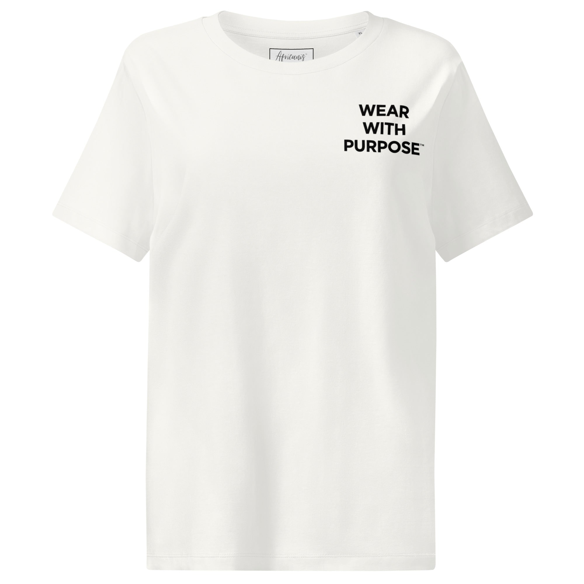 Africanis™ Likoma Women's Organic T-Shirt Off White Front