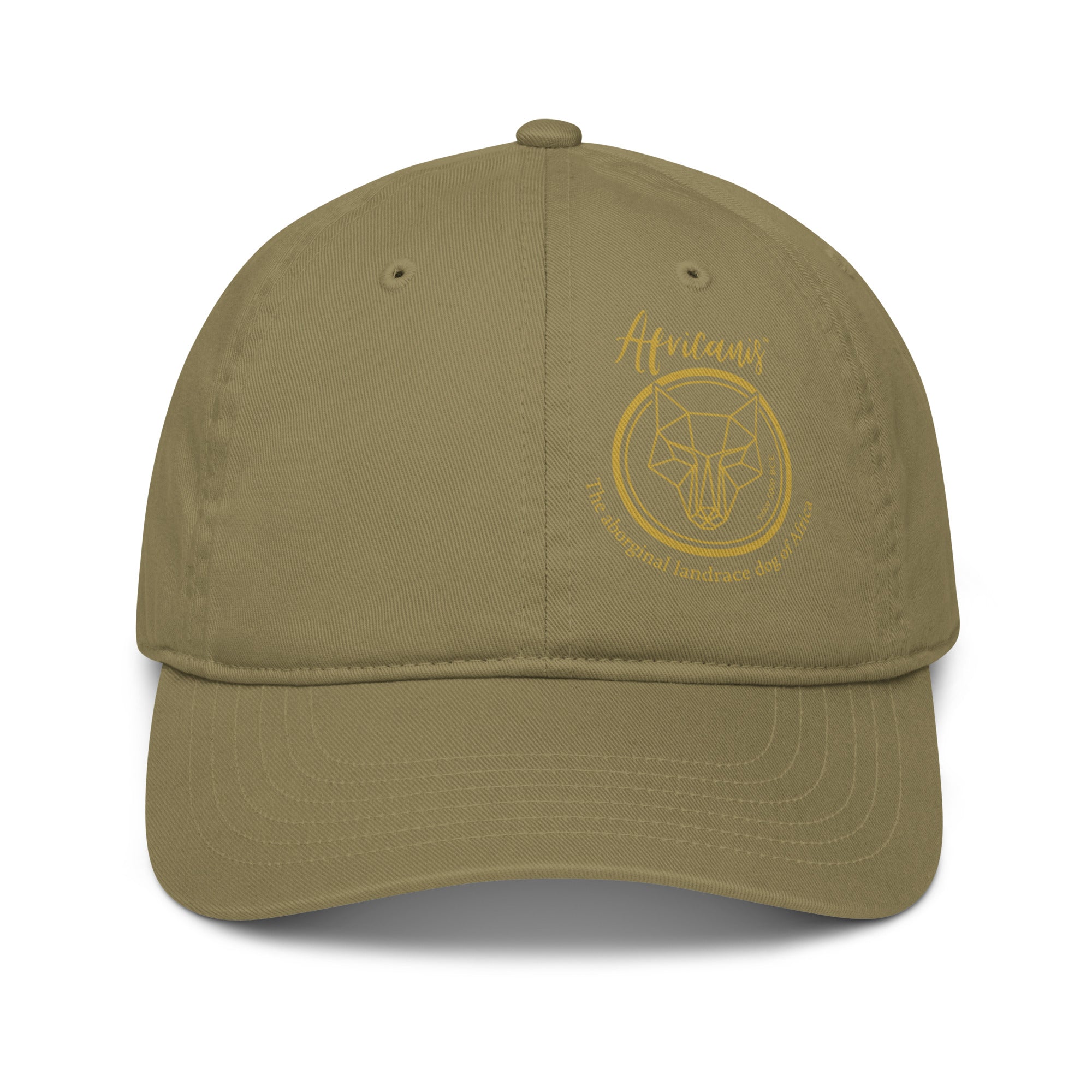 Africanis™ Lion's Head Jungle Unisex Organic Baseball Cap Front
