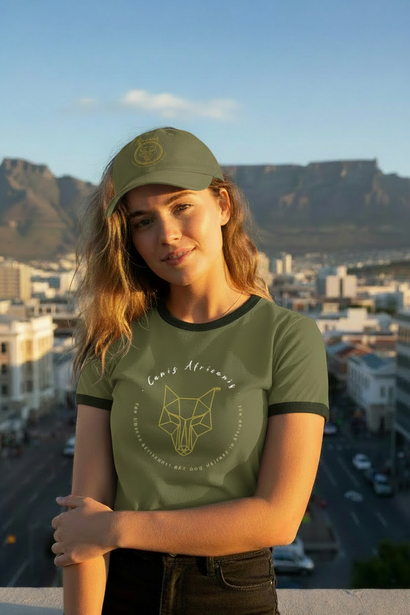 Africanis™ Lion's Head Junle Unisex Organic Bseball Cap Lifestyle