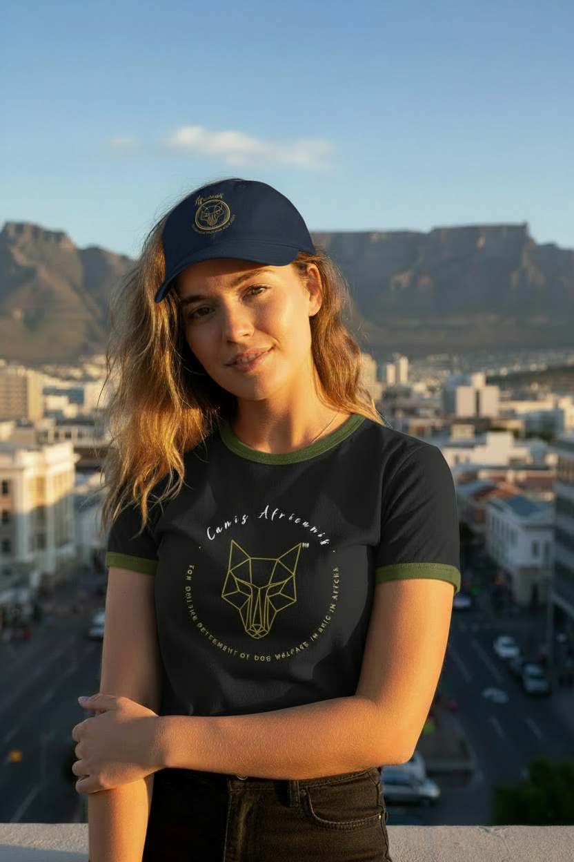 Africanis™ Lion's Head Pacific Unisex Organic Baseball Cap Lifestyle