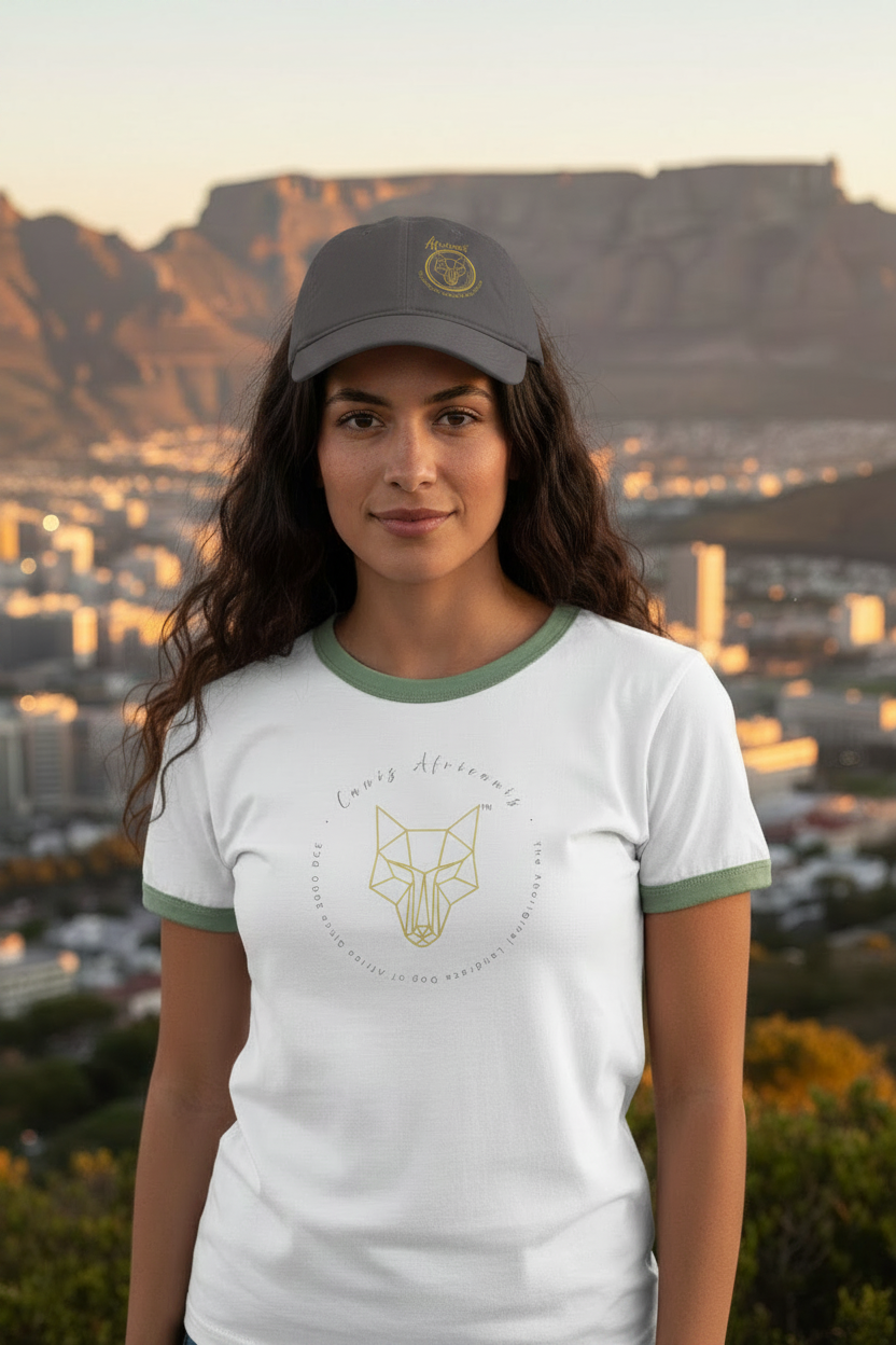 Aricanis™ Lion's Head Unisex Charcoal Organic Baseball Cap Lifestyle
