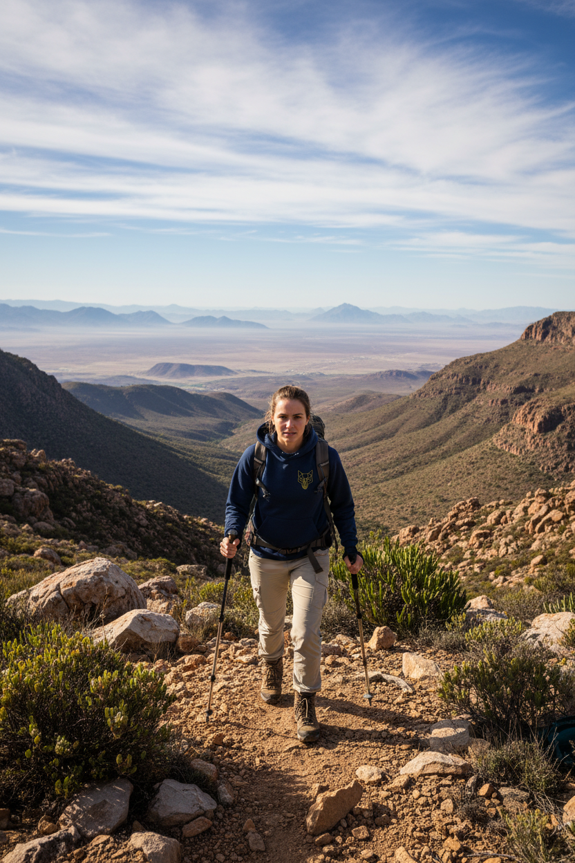 Africanis™ Little Karoo Hoodie — Female, French Navy, Barrydale