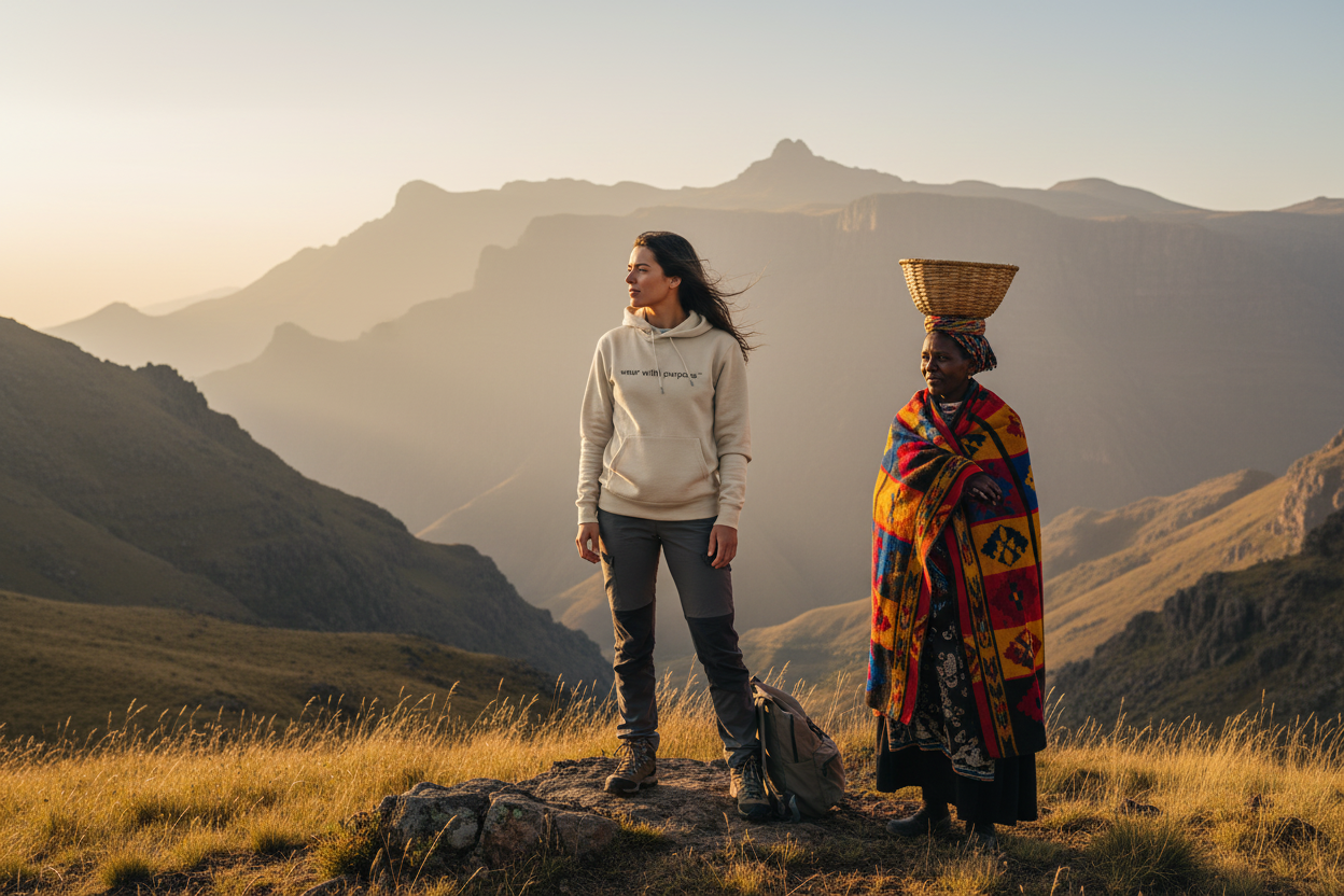 Africanis™ Maluti Female Organic Desert Dust Hoodie  