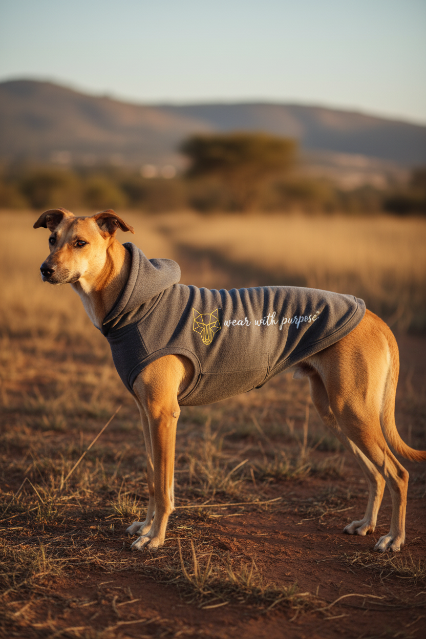Africanis™ Maun Dog Hoodie Charcoal 