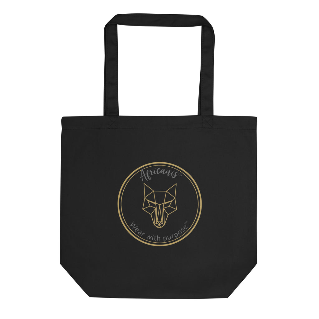 Africanis™ Mercato Organic Black Tote Bag Front