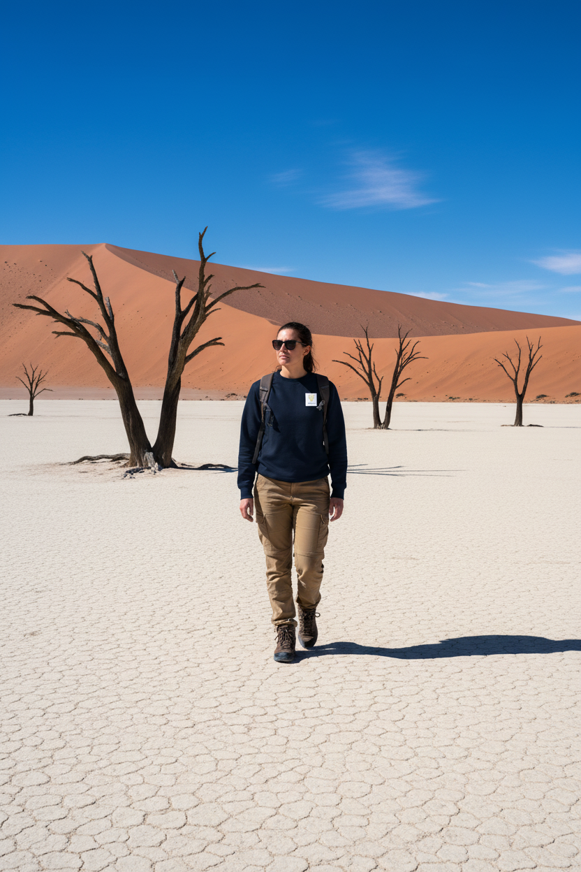 Africanis™ Namib Female Organic French Navy Sweater