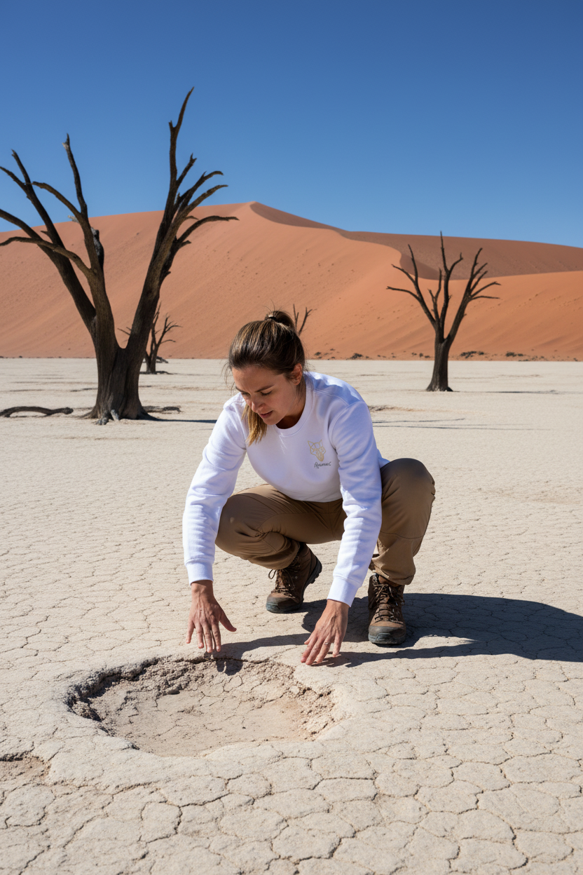Africanis™ Namib Female Organic White Sweater