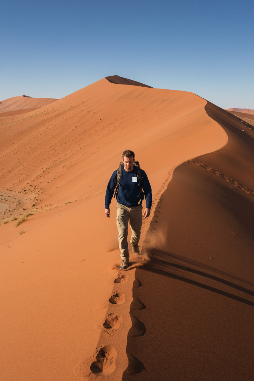Africanis™ Namib Male Organic French Navy Sweater 