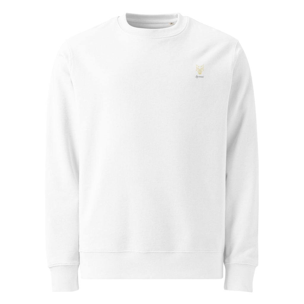 Africanis™ Namib Unisex Organic White Sweater Front
