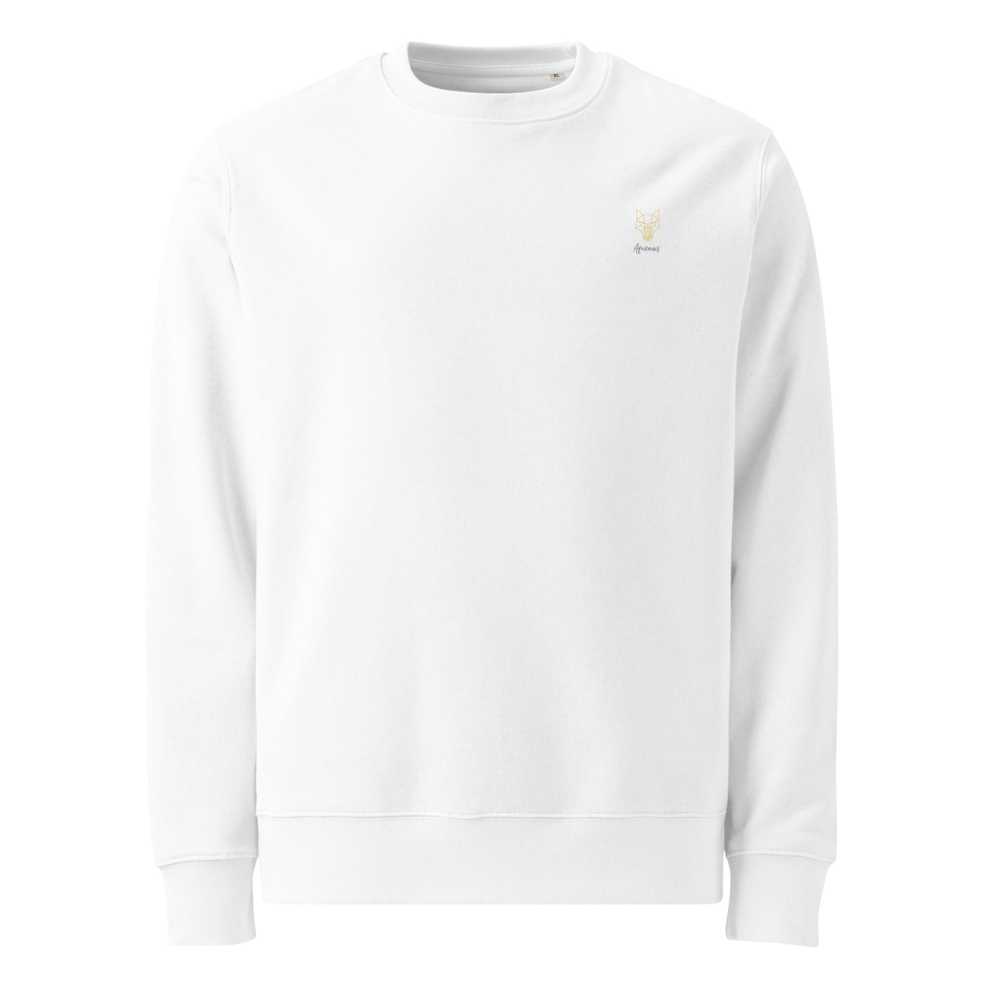 Africanis™ Namib Unisex Organic White Sweater Front