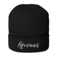 Africanis™ Organic Ribbed Beanie Black