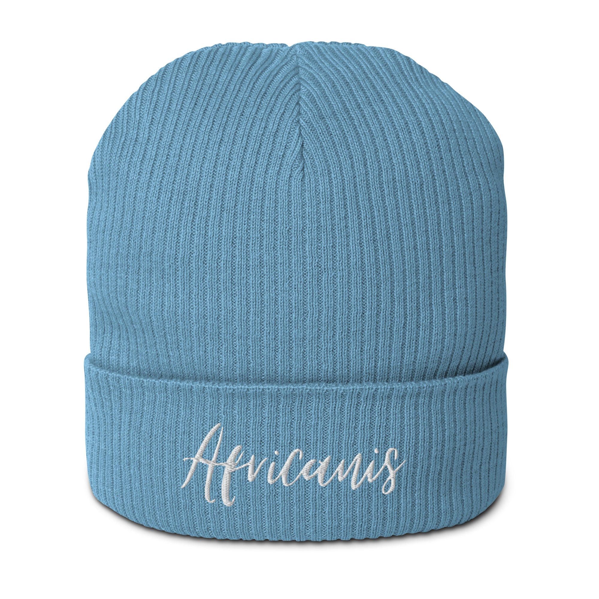 Africanis™ Organic Ribbed Beanie Light Avio Blue