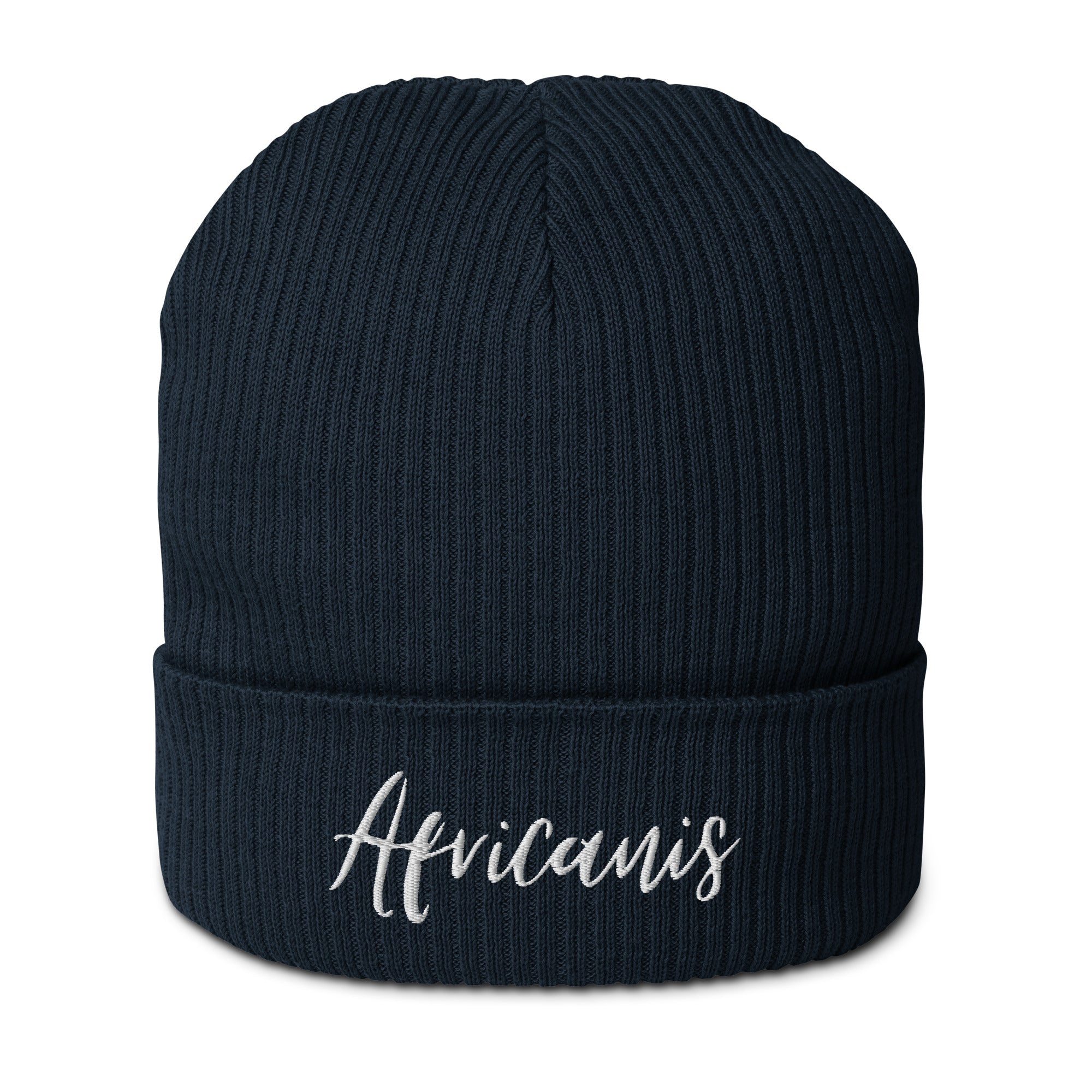 Africanis™ Organic Ribbed Beanie Oxford Navy