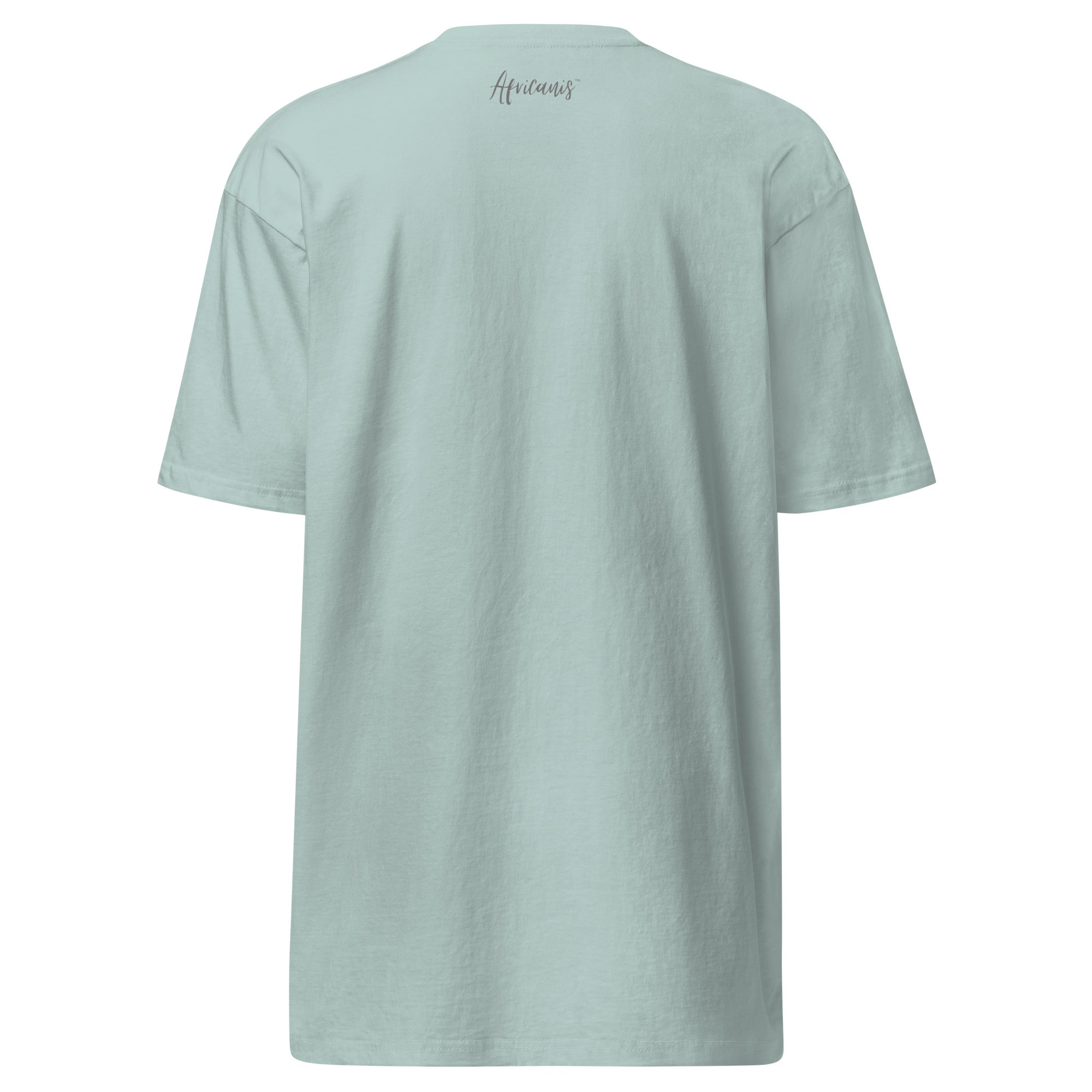 Africanis™ Timbuktu Men's-Premium Heavyweight T-Shirt Agave back