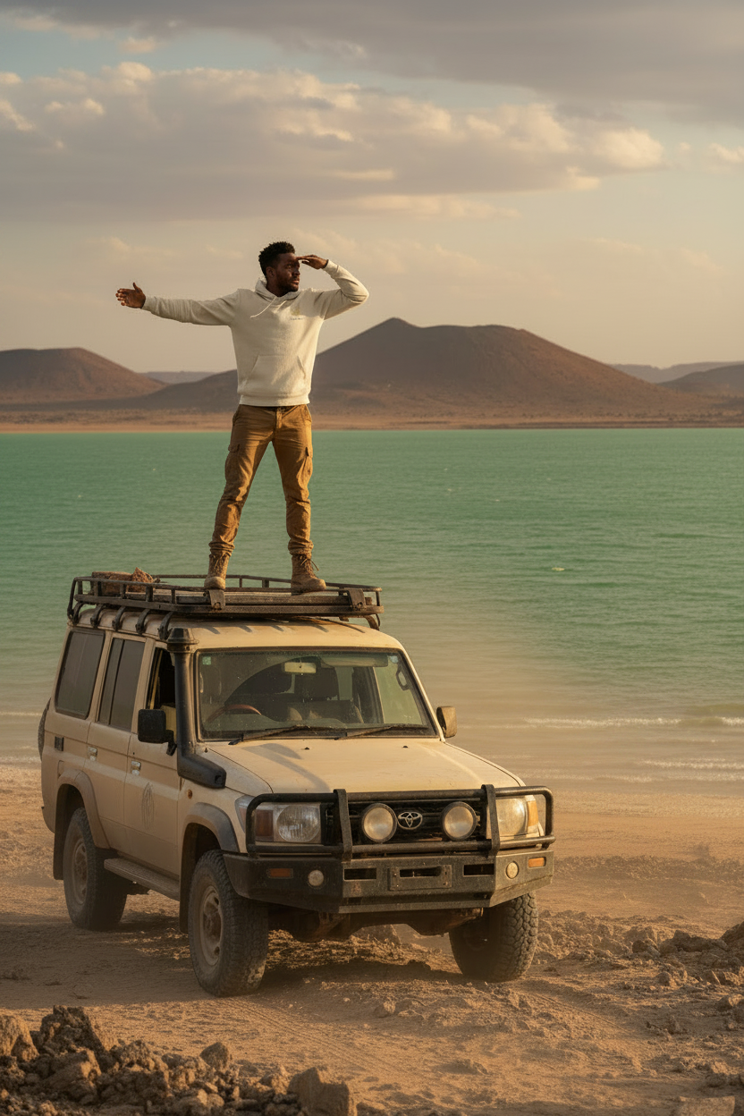 Africanis™ Turkana Male Desert Dust Organic Hoodie