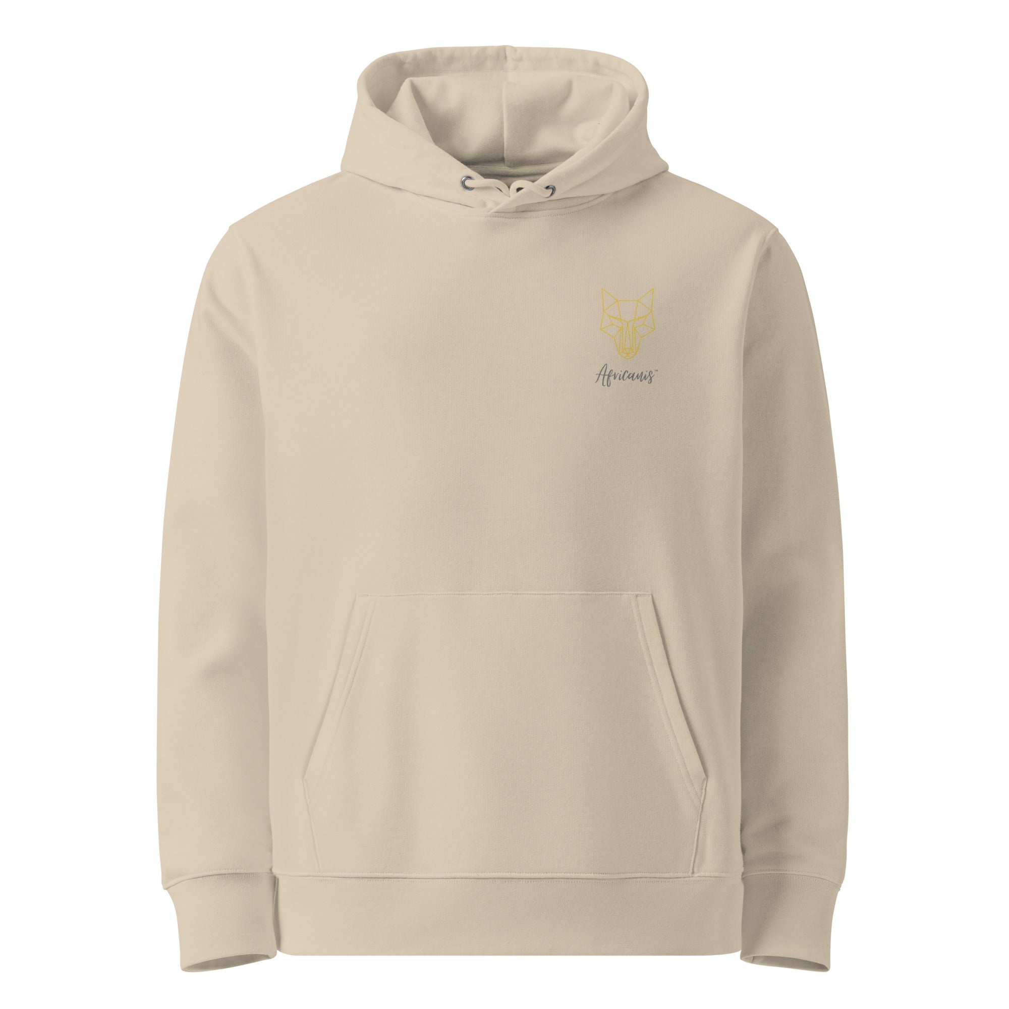 Africanis™ Turkana Unisex Desert Dust Organic Hoodie Front