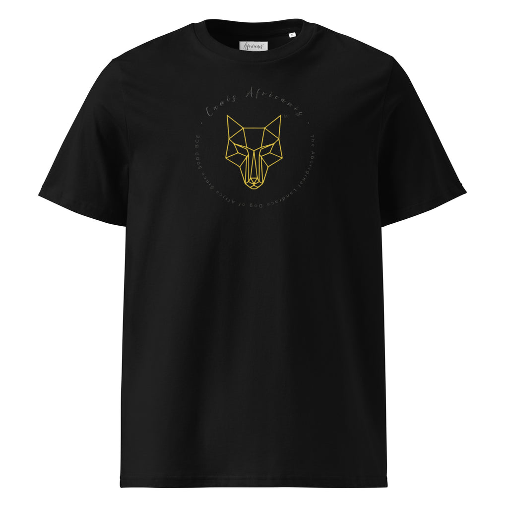 Africanis™ Unisex Bazaruto Black Organic T-Shirt Front