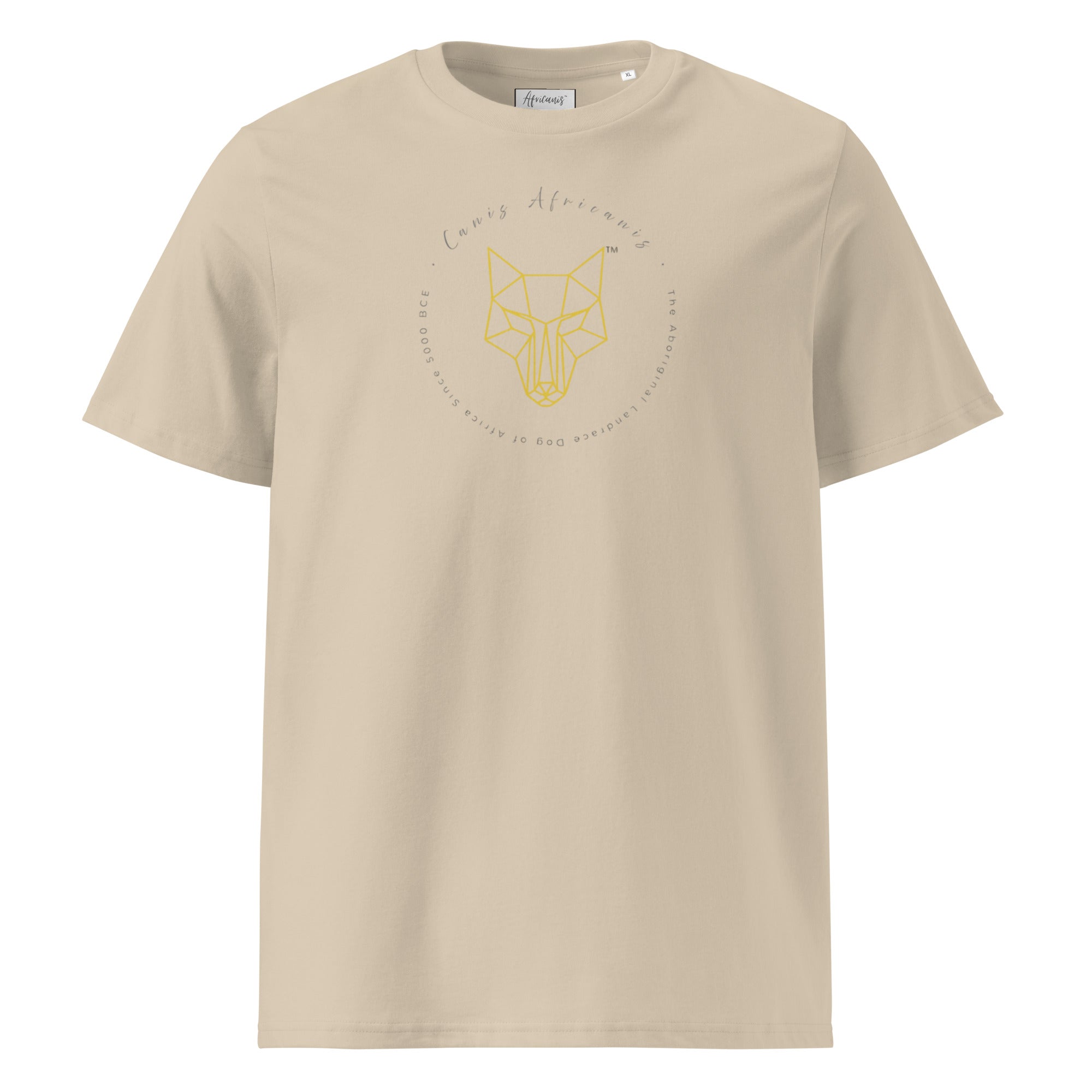 Africanis™ Unisex Bazaruto Desert Dust Organic T-Shirt Front