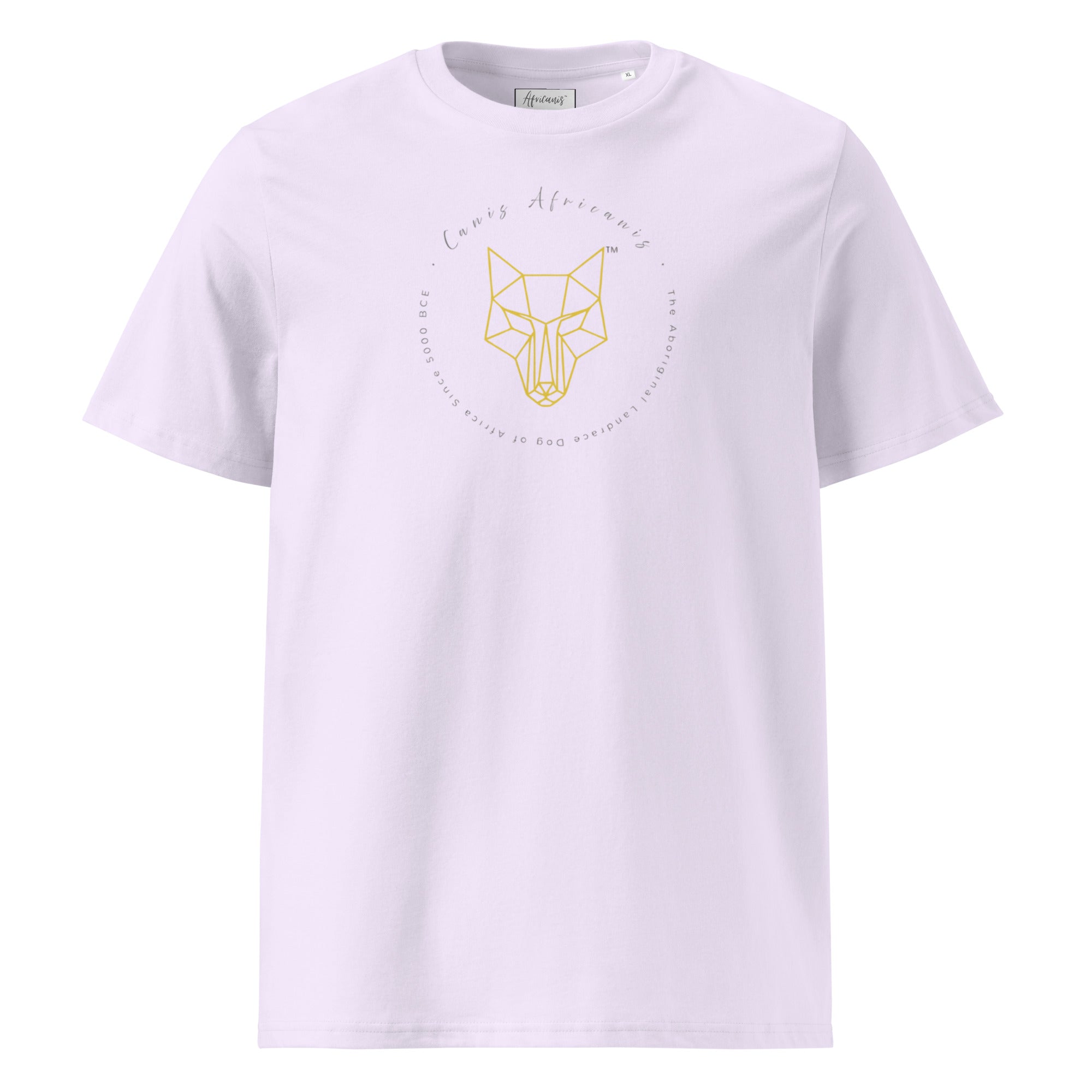 Africanis™ Unisex Bazaruto Lavender Organic T-Shirt Front