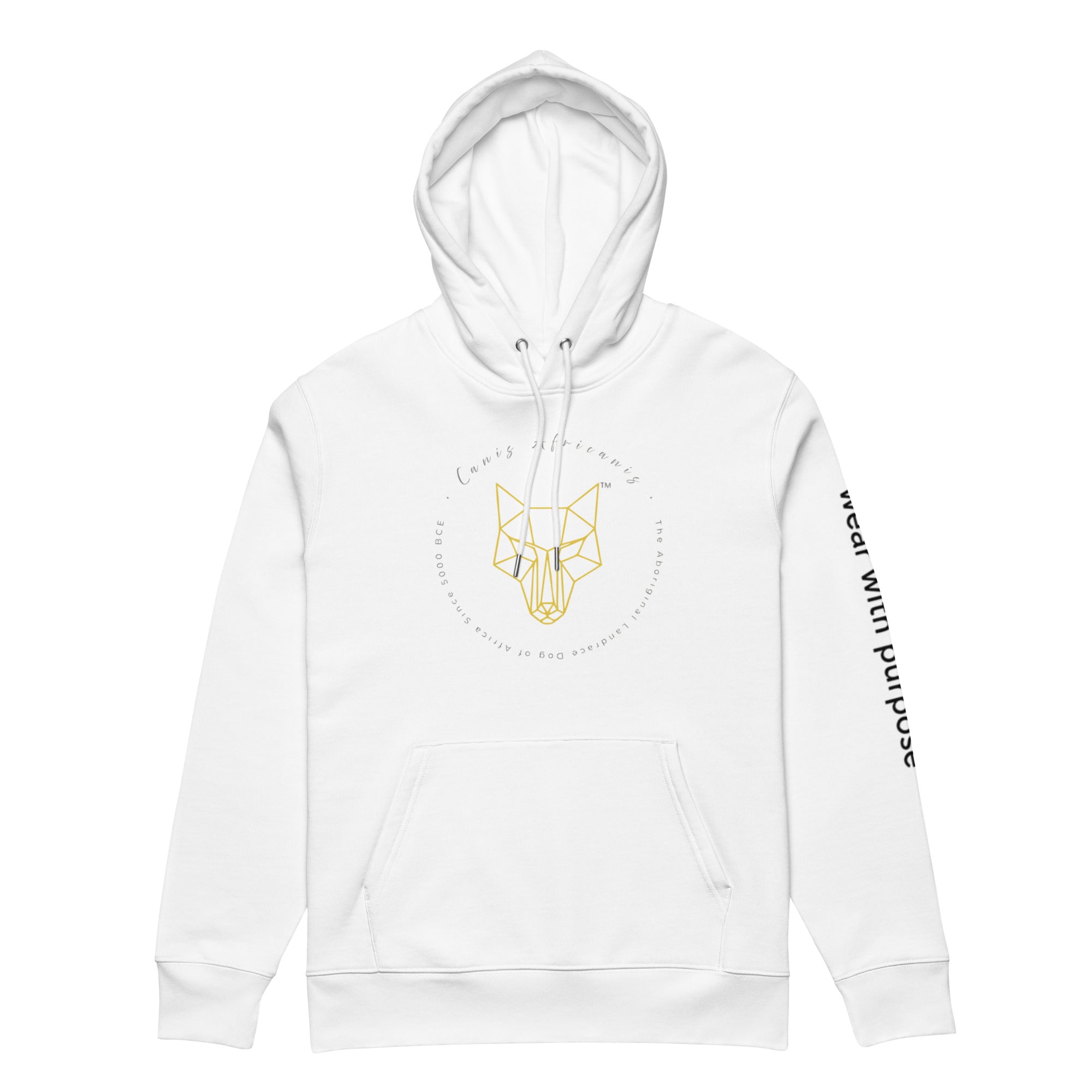 Africanis™ White Heritage Hoodie Front