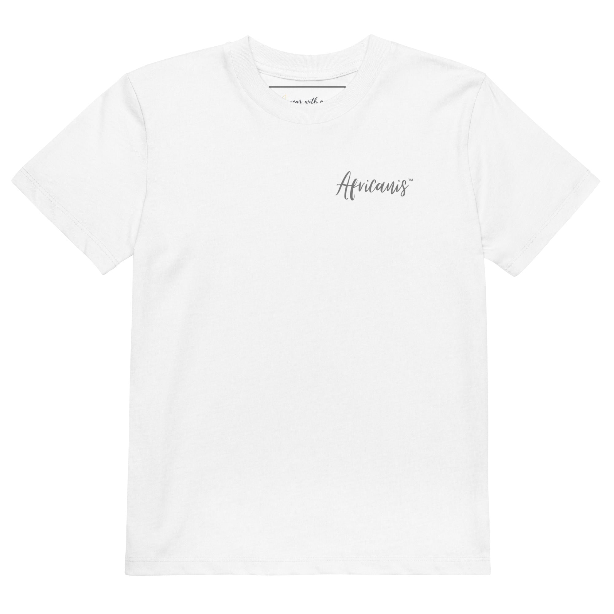 Africanis™ White Nungwe Kids Organic T-Shirt