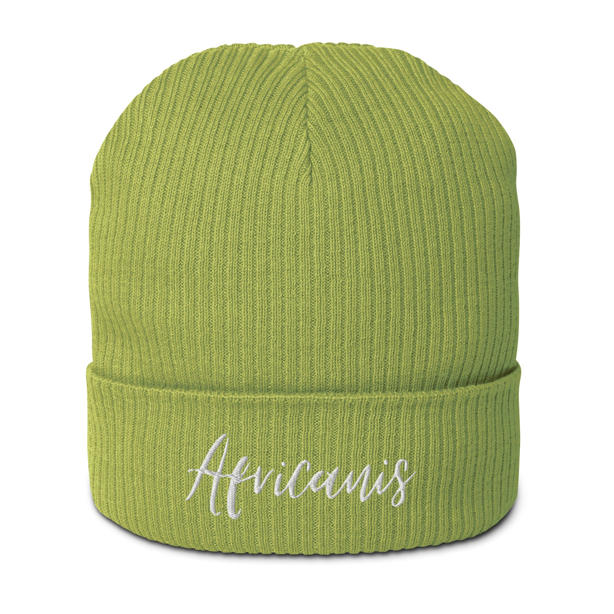 Africanis™ Organic Ribbed Beanie Leaf Green